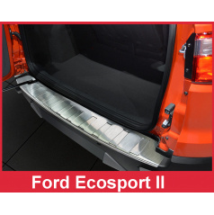 Nerez broušený kryt hrany zadního nárazníku Ford Ecosport II 2013-2017