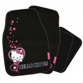 Autokoberce Hello Kitty textilné - 4ks